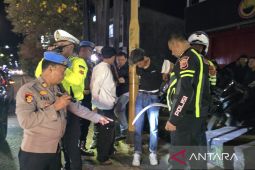 Di Cianjur,  ratusan sepeda motor berknalpot bising  dikandangkan