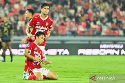 Teppei Yachida cetak gol Bali United ke gawang Borneo FC