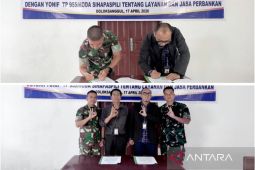 BRI - Yonif TP 955/HS kerjasama layanan keuangan