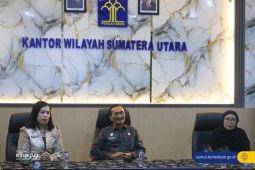 Kemenkum mengikuti pembukaan pembekalan purnabakti pegawai kementerian