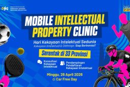 Peringati Hari KI Sedunia, DJKI gelar layanan di "Car Free Day" serentak