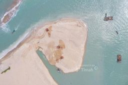 PT Timah-mitra usaha keruk alur Muara Air Kantung Bangka