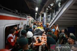 Jumlah korban meninggal akibat kecelakaan KA menjadi 15 orang