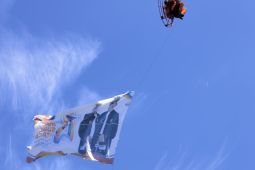 Aksi Udara FASI HSU pukau warga di puncak Hari Jadi ke-74 HSU