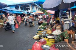 BPS: Harga komoditas pokok turun dan inflasi Bengkulu April terkendali