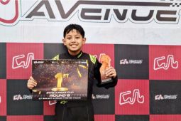 Fatan Alfa Raid raih podium juara 1 SWS Junior Cup Gokart Avenue