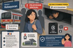 Penumpang KRL jadi korban pelecehan, pelaku sembunyi di celah kereta