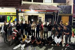 Polresta Banjarmasin ciduk delapan remaja konvoi bersenjata tajam