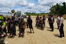 Polsek Nabire Barat amankan 18 warga palang proyek Puspem Papua Tengah