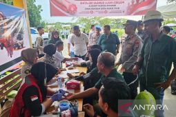 PT Subur Agro Makmur gandeng Polres HSS bakti sosial donor darah