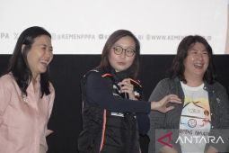 Nonton bareng film Na Willa, Wamen Veronica dorong kreativitas anak