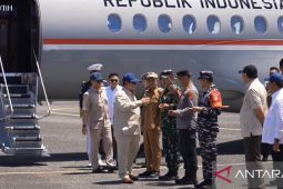 Presiden tiba di Pulau Miangas di Sulut usai hadiri KTT ASEAN