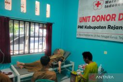 PMI Rejang Lebong kumpulkan ratusan kantong darah setiap bulan