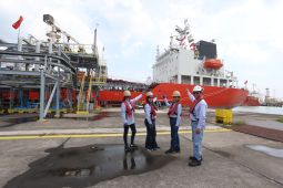 CDI Group resmikan sandar perdana MT Novah di dermaga CPN