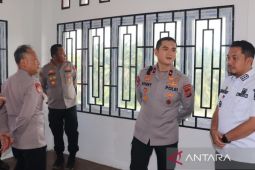 Wakapolda Sumut tinjau Mako sementara Polres Paluta