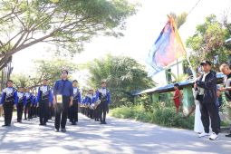Bupati Sergai lepas pawai drumband festival bumi serampang dua belas
