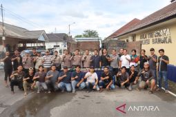 Tim gabungan Polres Bangka ringkus pencuri 538 balok timah