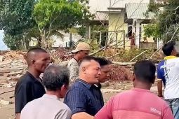 Banjir rob genangi rumah warga dan Huntara di Aceh Utara