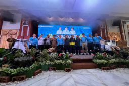 Kontingen HSU ikuti pembukaan POPDA Kalsel 2026 di Banjarmasin