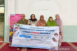 PKM FK Universitas Baiturrahmah laksanakan PkM Promkes cegah dan deteksi dini dan stroke dengan metode fast