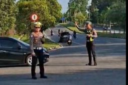 Ditlantas Polda Babel tingkatkan pengaturan lalu lintas di simpang Hotel Sol Marina