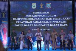 Menteri Hukum resmikan ribuan Posbankum Papua Barat dan Papua Barat Daya