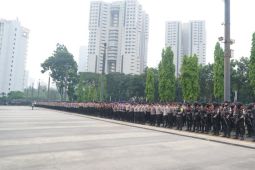 4.132 personel disiagakan guna pengamanan unjuk rasa di kawasan Jakpus