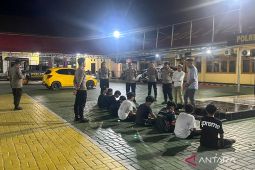 Polres HST amankan sejumlah remaja beserta motor terlibat aksi balap liar