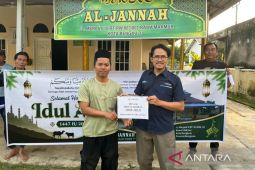 LKBN ANTARA salurkan hewan kurban untuk Masjid Al Jannah Kota Bengkulu