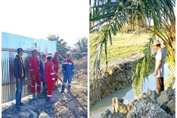 Pertamina EP Rantau normalisasi irigasi sawah di Aceh Tamiang