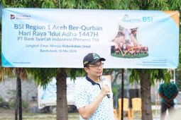 Sambut Idul Adha, BSI Region Aceh distribusikan 282 hewan kurban