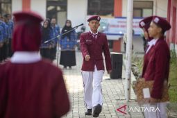 Upacara Hari Lahir Pancasila di Sekolah Rakyat