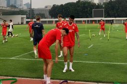Ikut latihan timnas Indonesia, Mees Hilgers mengaku sangat bersyukur