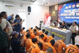 Polres Batu Bara ungkap 29 kasus dan amankan 33 tersangka