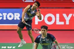 Tim Indonesia amankan satu tiket final ganda putra Indonesia Open 2026
