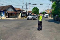 Polres Kediri Kota lakukan rekayasa antisipasi kepadatan lalu lintas