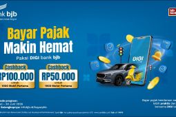 Cashback hingga Rp100 Ribu, Bank BJB  ajak nasabah bayar pajak lewat DIGI