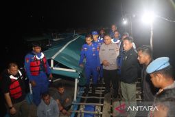 Polres Bangka tertibkan tambang timah ilegal di aliran sungai