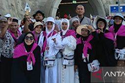 Jamaah haji Belitung pulang ke Tanah Air pada 11 Juni 2026