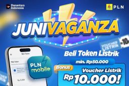 PLN hadirkan promo JUNIVAGANZA beli token di PLN Mobile bonus voucher listrik