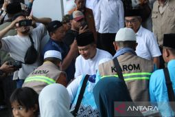 Rombongan haji kloter KJT-08 telah tiba di Kuningan