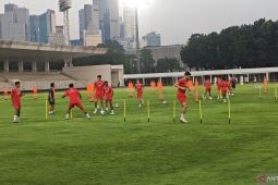 Timnas kembali latihan untuk hadapi Mozambik, Hubner menepi