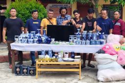 Empat pelaku pencurian di rumah kosong Serbelawan diringkus, guci ungkap kasus