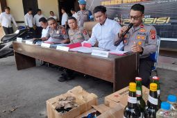 Polisi sita 477 botol minuman beralkohol dalam Operasi Pekat Gorontalo