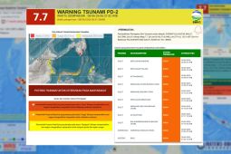 Gempa Mindanao, Delapan wilayah Sulawesi Utara masih siaga tsunami