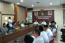 Wabup Sarolangun Gerry Trisatwika Pimpin Rakor TPAKD