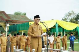 Bupati Sarolangun lakukan apel gabungan bersama ASN pasca libur idul fitri