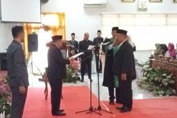 Zulkifli resmi dilantik jadi Anggota DPRD Labuhanbatu lewat PAW, Ketua DPRD pimpin paripurna