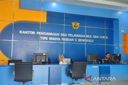 KPPBC Bengkulu catat pendapatan negara Rp1,75 miliar