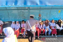 Satlantas Nabire bangun kesadaran tertib lalu lintas sejak usia dini